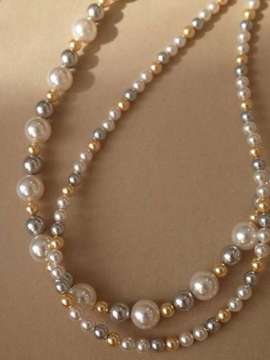 Crystal Candy Pearl Necklace - Picture 3 of 3